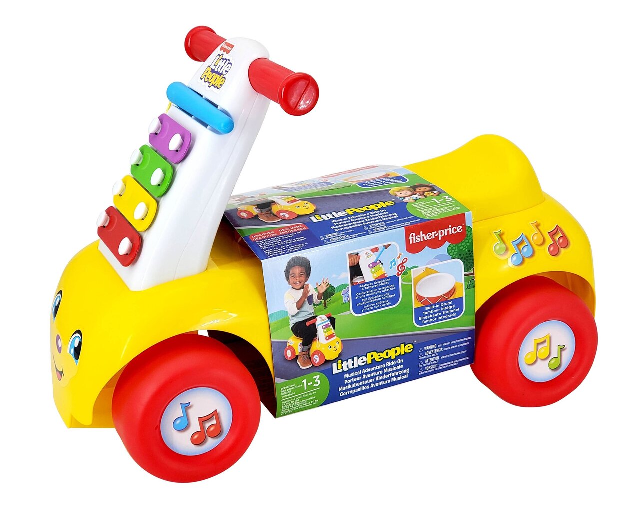 Fisher Price rokkaava potkuauto, keltainen hinta ja tiedot | Vauvan lelut | hobbyhall.fi