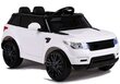 Range Rover HL1638 yksipaikkainen sähköauto, valkoinen hinta ja tiedot | Lasten sähköautot | hobbyhall.fi