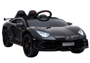 Lamborghini Aventador sähköauto lapsille, musta hinta ja tiedot | Lasten sähköautot | hobbyhall.fi