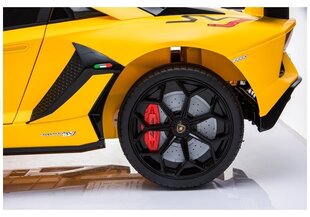 Lamborghini Aventador sähköauto lapsille, keltainen hinta ja tiedot | Lasten sähköautot | hobbyhall.fi