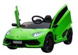 Lamborghini Aventador sähköauto lapsille, vihreä hinta ja tiedot | Lasten sähköautot | hobbyhall.fi