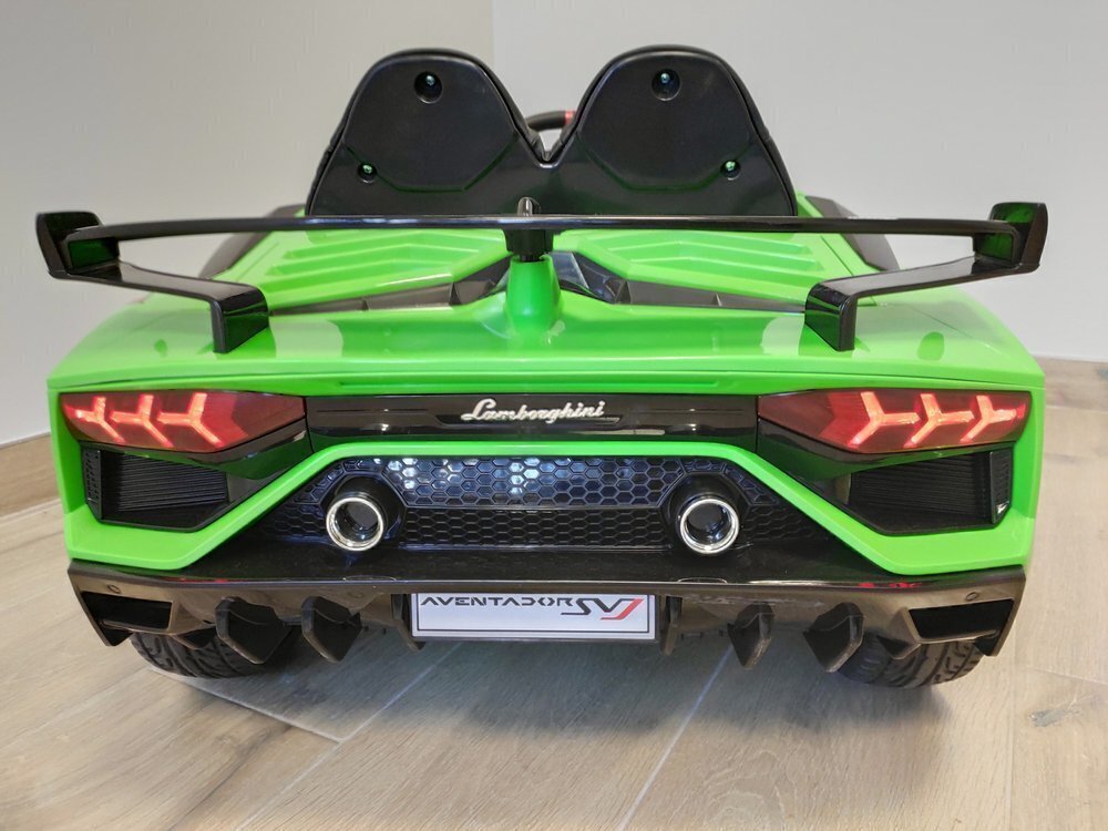 Lamborghini Aventador sähköauto lapsille, vihreä hinta ja tiedot | Lasten sähköautot | hobbyhall.fi