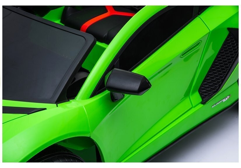 Lamborghini Aventador sähköauto lapsille, vihreä hinta ja tiedot | Lasten sähköautot | hobbyhall.fi