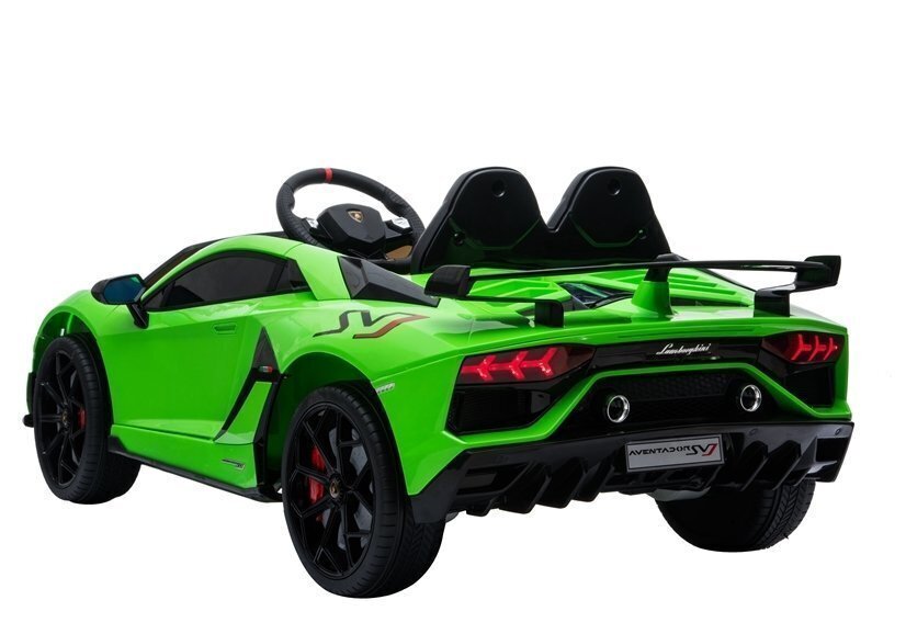 Lamborghini Aventador sähköauto lapsille, vihreä hinta ja tiedot | Lasten sähköautot | hobbyhall.fi