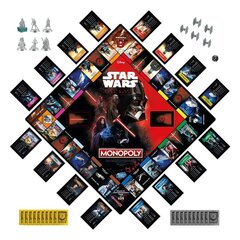 Monopoly: Star Wars, FI -lautapeli hinta ja tiedot | Lautapelit ja älypelit | hobbyhall.fi