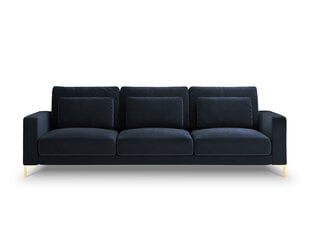 Kolmen istuttava sohva Interieurs86 Seine, tummansininen hinta ja tiedot | Sohvat ja vuodesohvat | hobbyhall.fi