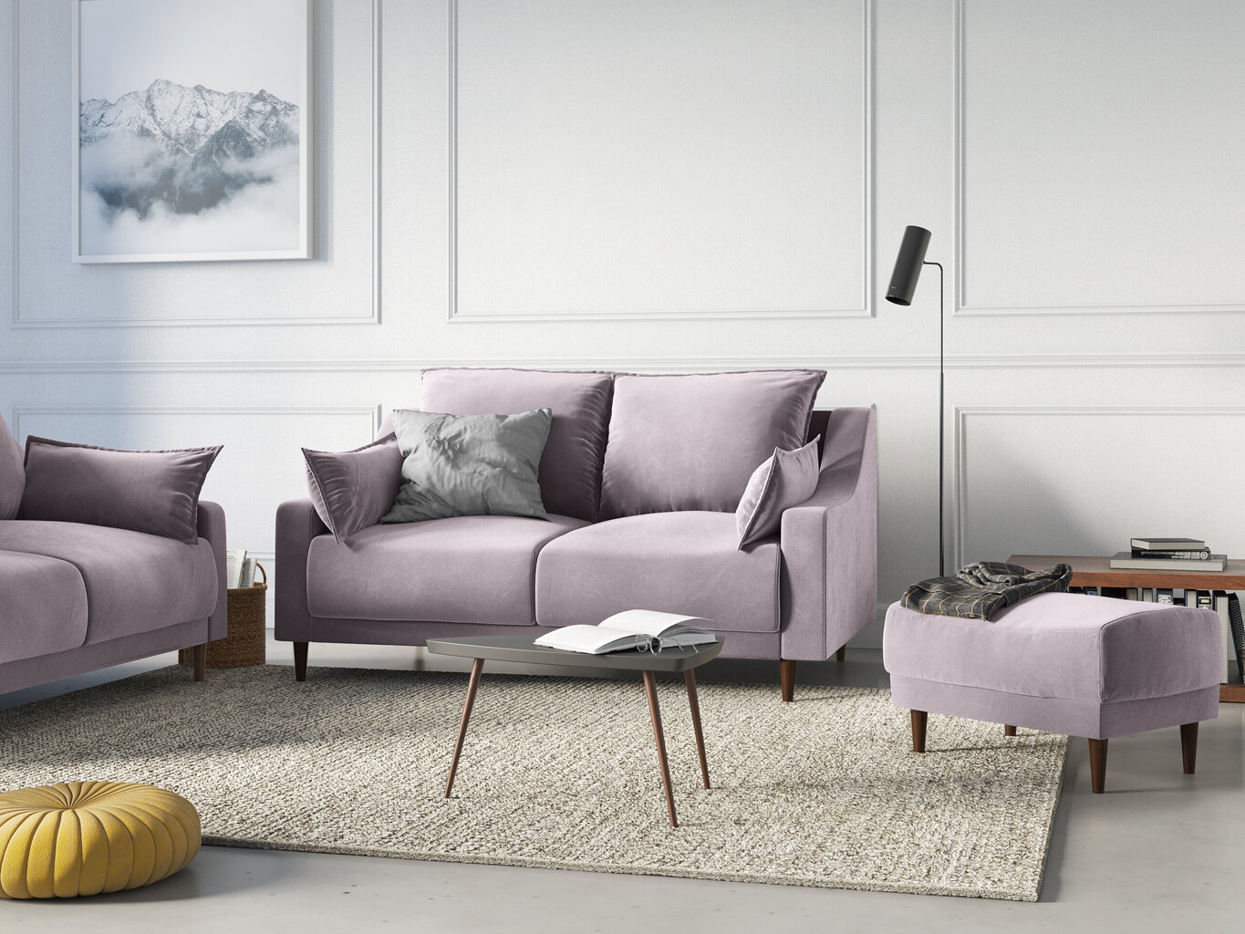 Rahi Mazzini Sofas Freesia, roosa hinta ja tiedot | Säkkituolit, rahit ja penkit | hobbyhall.fi