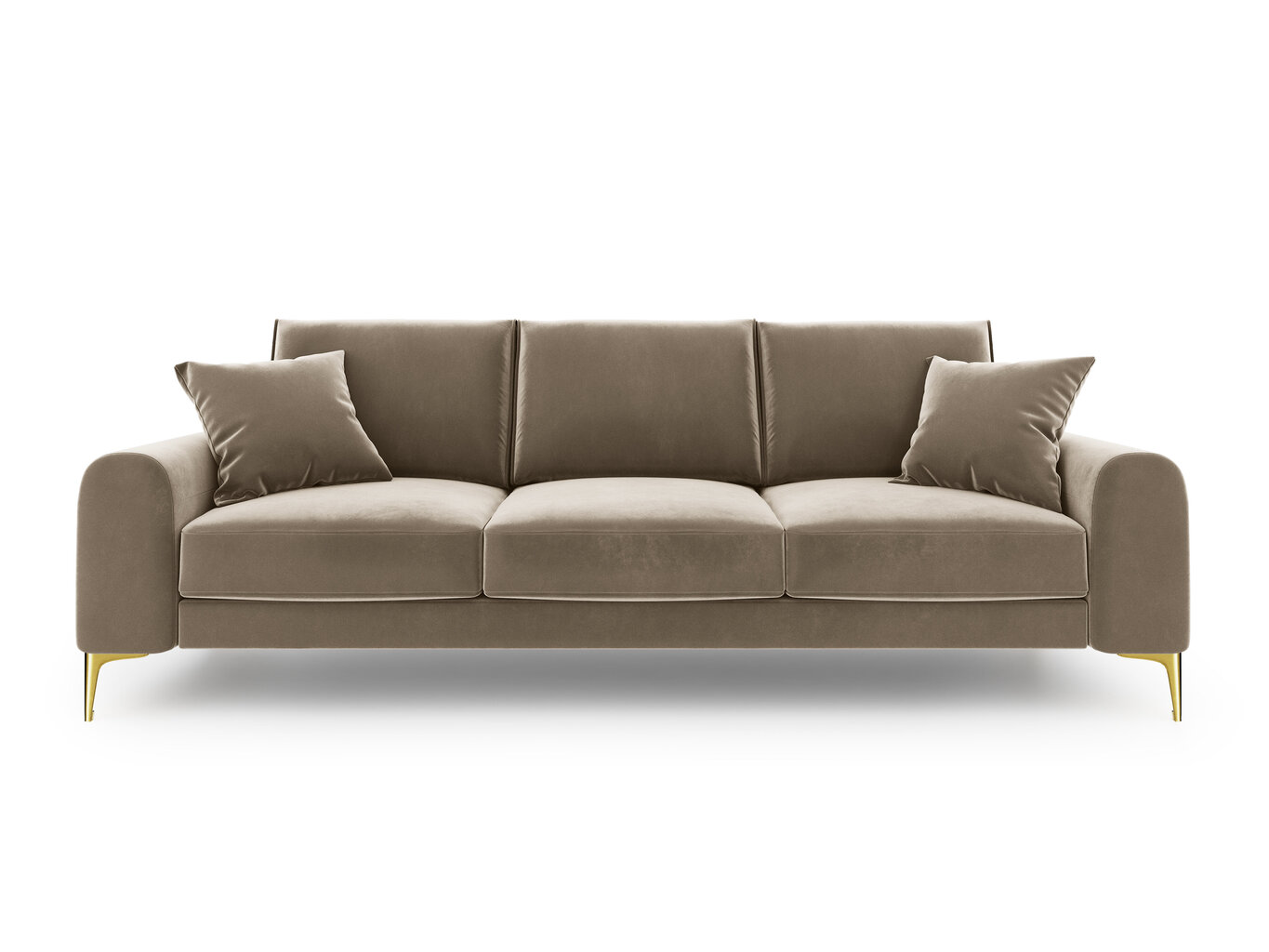 Neljän istuttava sohva Mazzini Sofas Madara, beige/kulta hinta ja tiedot | Sohvat ja vuodesohvat | hobbyhall.fi