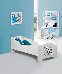 Lasten sänky ADRK Furniture Amadis Ball, 80x160 cm, valkoinen hinta ja tiedot | Lastensängyt | hobbyhall.fi