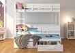 Kerrossänky ADRK Furniture Etapo 90x200, valkoinen hinta ja tiedot | Lastensängyt | hobbyhall.fi