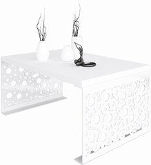 Sohvapöytä Rina, 100x60cm, valkoinen hinta ja tiedot | Sohvapöydät | hobbyhall.fi
