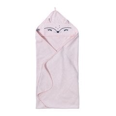 Vauvan pyyhe Nordbaby Wox Light Pink/Fox, 100 x 100 cm, vaaleanpunainen hinta ja tiedot | Kylpyvälineet | hobbyhall.fi
