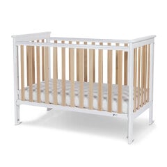 Vauvansänky Nordbaby Leolia, 60x120, valkoinen hinta ja tiedot | Pinnasängyt | hobbyhall.fi