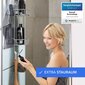 Riippuva suihkuhylly Bmodi, 18,5x70cm, hopea hinta ja tiedot | Kylpyhuoneen sisustus | hobbyhall.fi