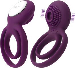 SVAKOM Double Cock Ring Vibrator, 25 värinätilaa hinta ja tiedot | Vibraattorit | hobbyhall.fi