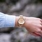 Jeddo & Sons naisten puinen kello vaihdettavilla puu- ja nahkarannekkeilla, beige hinta ja tiedot | Naisten kellot | hobbyhall.fi