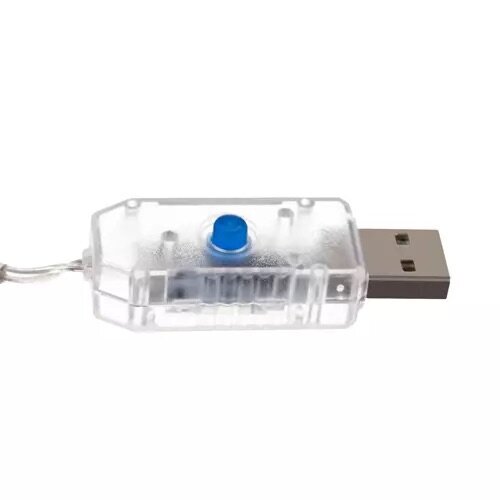 Valoverhot 138 LED USB - kylmä valkoinen hinta ja tiedot | Jouluvalot | hobbyhall.fi