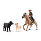 Schleich Farm World ratsastajahahmo hinta ja tiedot | Poikien lelut | hobbyhall.fi