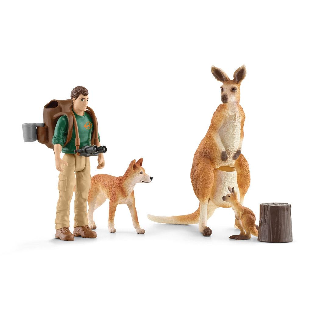 Shleich Wild Life Seikkailu Australian takamnailla -figuuri hinta ja tiedot | Poikien lelut | hobbyhall.fi