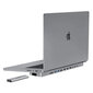 INVZI USB-C-telakointiasema / keskitin MacBook Prolle 16" INVZI MagHub 12in2 SSD-lokerolla (harmaa) hinta ja tiedot | Adapterit | hobbyhall.fi