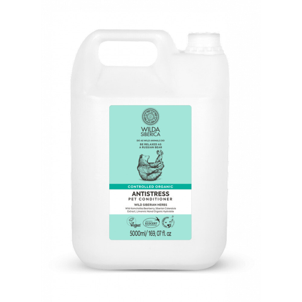 Wilda Siberica Antistress Pheater -hoitoaine, 5 L hinta ja tiedot | Shampoot ja hoitoaineet lemmikeille | hobbyhall.fi