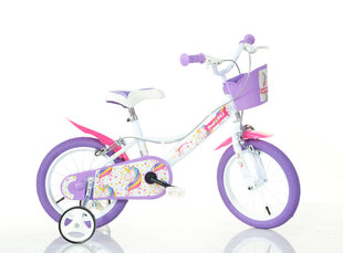 Tyttöjen pyörä Bimbo Bike 16", valkoinen hinta ja tiedot | Polkupyörät | hobbyhall.fi