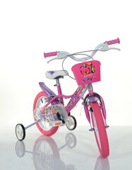 Lasten pyörä Bimbo Bike 14 "Girl Butterfly, pinkki hinta ja tiedot | Polkupyörät | hobbyhall.fi