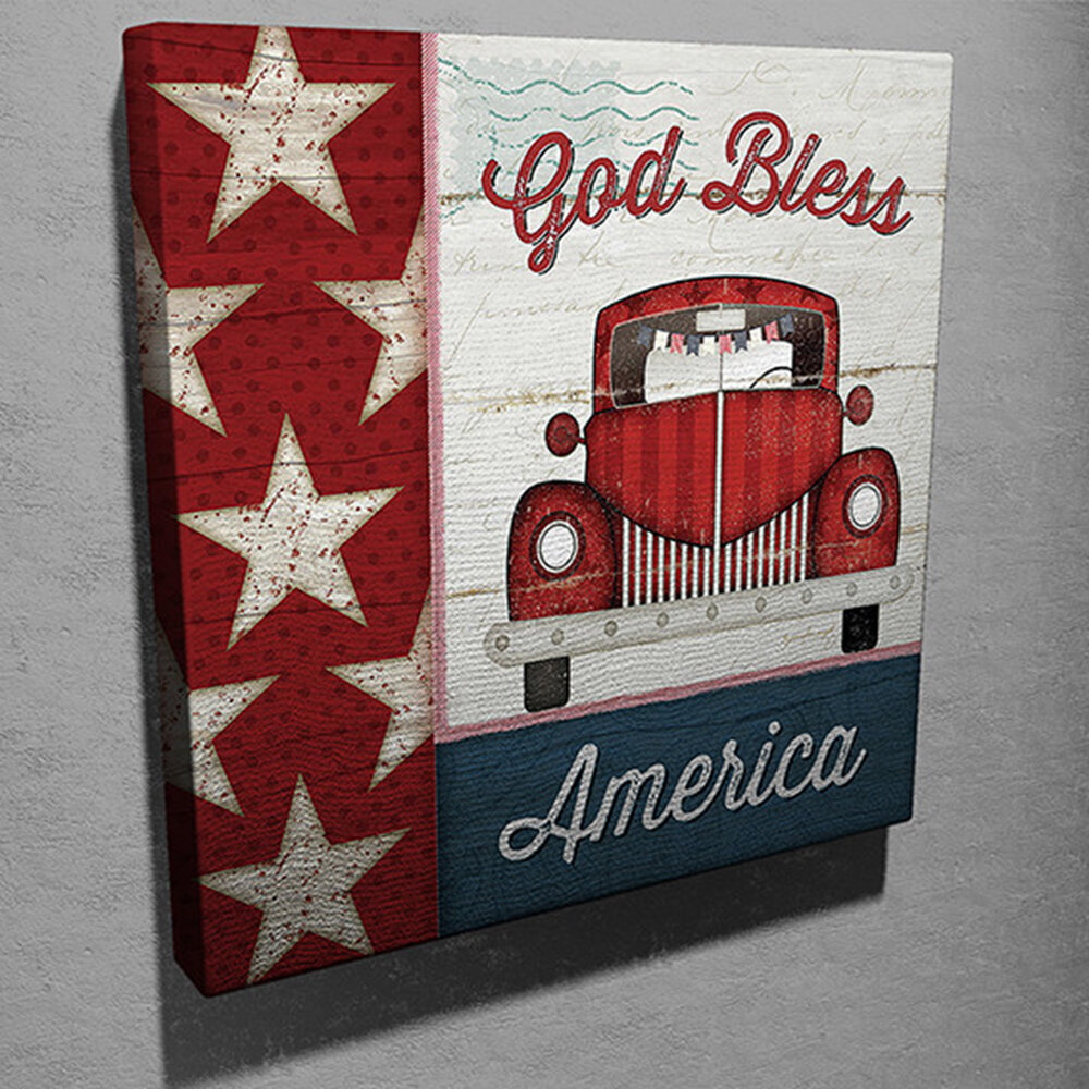 Taulu God bless America hinta ja tiedot | Taulut | hobbyhall.fi