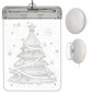 Lasimaalaus LED 3D joulukuusi hinta ja tiedot | Jouluvalot | hobbyhall.fi