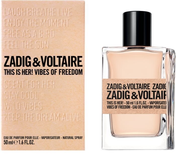 Zadig & Voltaire This is Freedom! naisten hajuvesi For Her - EDP hinta ja tiedot | Naisten hajuvedet | hobbyhall.fi