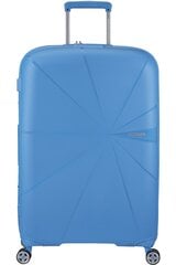 American Tourister keskikokoinen matkalaukku Starvibe Spinner Tranquil Blue M, 67 cm, sininen hinta ja tiedot | Matkalaukut ja -kassit | hobbyhall.fi