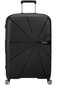 American Tourister keskikokoinen matkalaukku Starvibe Spinner Black M, 67 cm, musta hinta ja tiedot | Matkalaukut ja -kassit | hobbyhall.fi