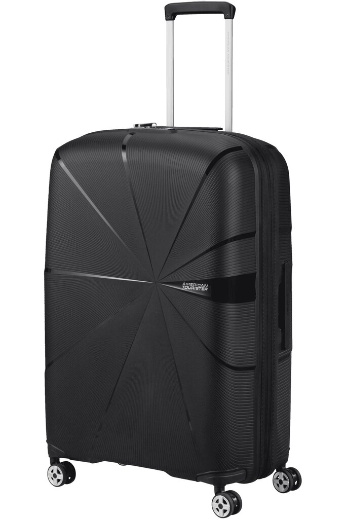 American Tourister keskikokoinen matkalaukku Starvibe Spinner Black M, 67 cm, musta hinta ja tiedot | Matkalaukut ja -kassit | hobbyhall.fi