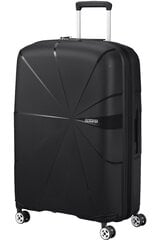American Tourister iso matkalaukku Starvibe Spinner Black L 77 cm, musta hinta ja tiedot | Matkalaukut ja matkakassit | hobbyhall.fi