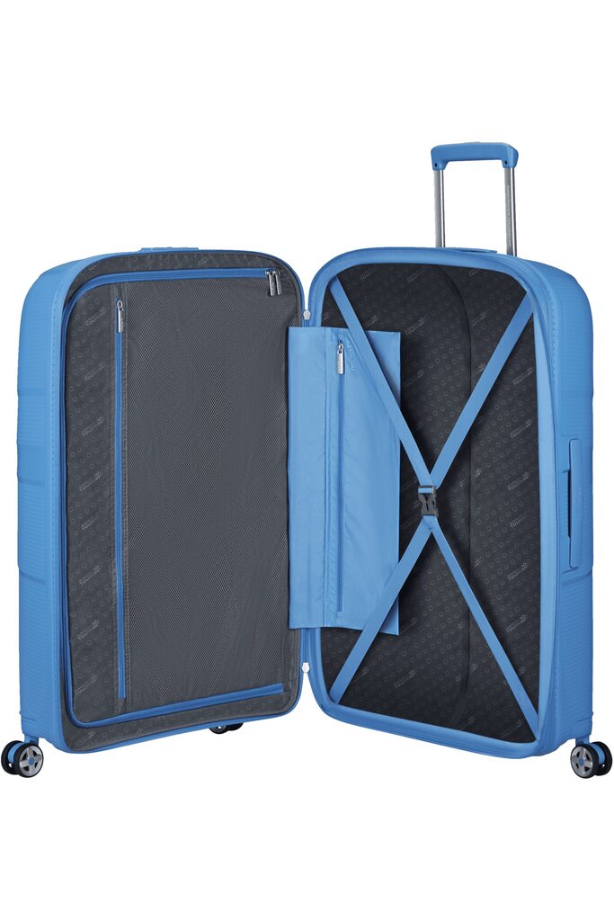 American Tourister iso matkalaukku Starvibe Spinner Tranquil Blue L 77 cm, sininen hinta ja tiedot | Matkalaukut ja matkakassit | hobbyhall.fi