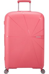 American Tourister keskikokoinen matkalaukku Starvibe Spinner Sun Kissed Coral M, 67 cm, pinkki hinta ja tiedot | Matkalaukut ja matkakassit | hobbyhall.fi
