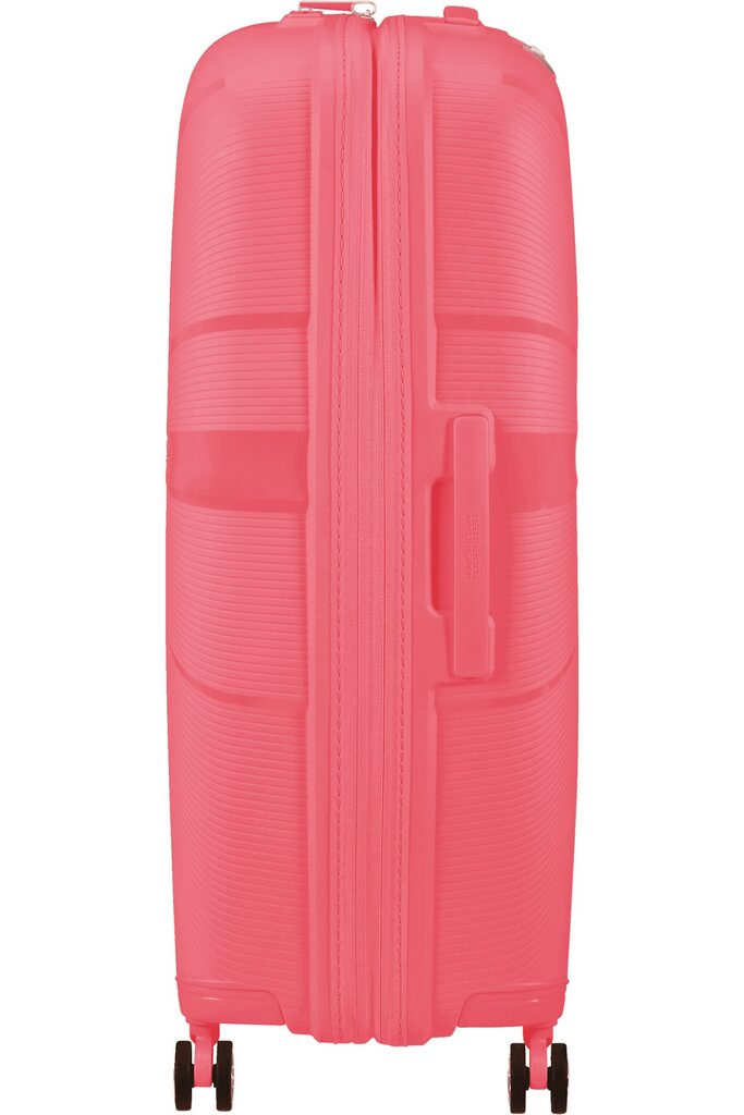 American Tourister keskikokoinen matkalaukku Starvibe Spinner Sun Kissed Coral M, 67 cm, pinkki hinta ja tiedot | Matkalaukut ja -kassit | hobbyhall.fi