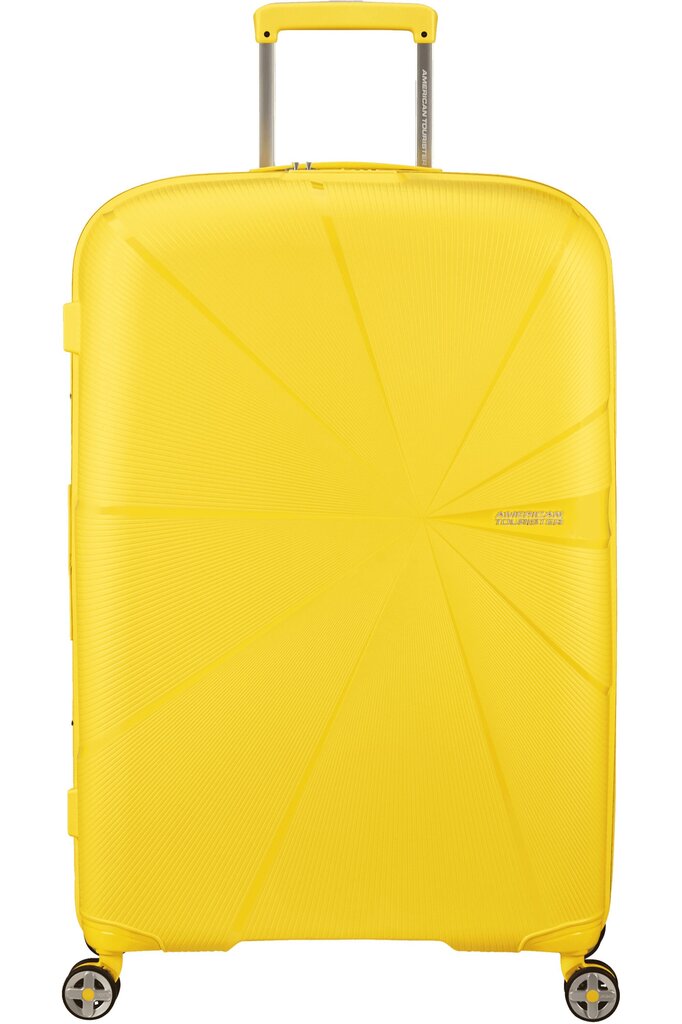 American Tourister keskikokoinen matkalaukku Starvibe Spinner Electrical Lemon M, 67 cm, keltainen hinta ja tiedot | Matkalaukut ja -kassit | hobbyhall.fi