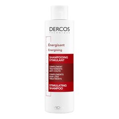 Shampoo hiustenlähtöä vastaan ​​Vichy Dercos Energizing Anti-Hair Loss, 200 ml hinta ja tiedot | Shampoot | hobbyhall.fi