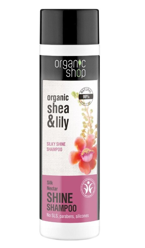 shampoo kiiltäville hiuksille organic shop 280 ml hinta ja tiedot | Shampoot | hobbyhall.fi