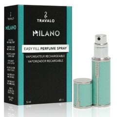 Travalo Milano - uudelleentäytettävä pullo 5 ml (turkoosi) hinta ja tiedot | Naisten hajuvedet | hobbyhall.fi