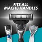 Gillette Mach3 Charcoal Vaihtoterät parranajokoneeseen 8 kpl hinta ja tiedot | Parranajo ja karvanpoisto | hobbyhall.fi