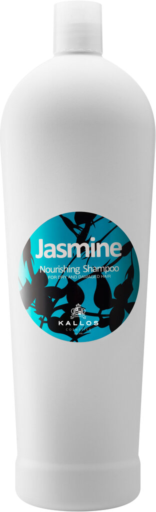 Shampoo kuiville ja vaurioituneille hiuksille Kallos Jasmine 1000 ml hinta ja tiedot | Shampoot | hobbyhall.fi