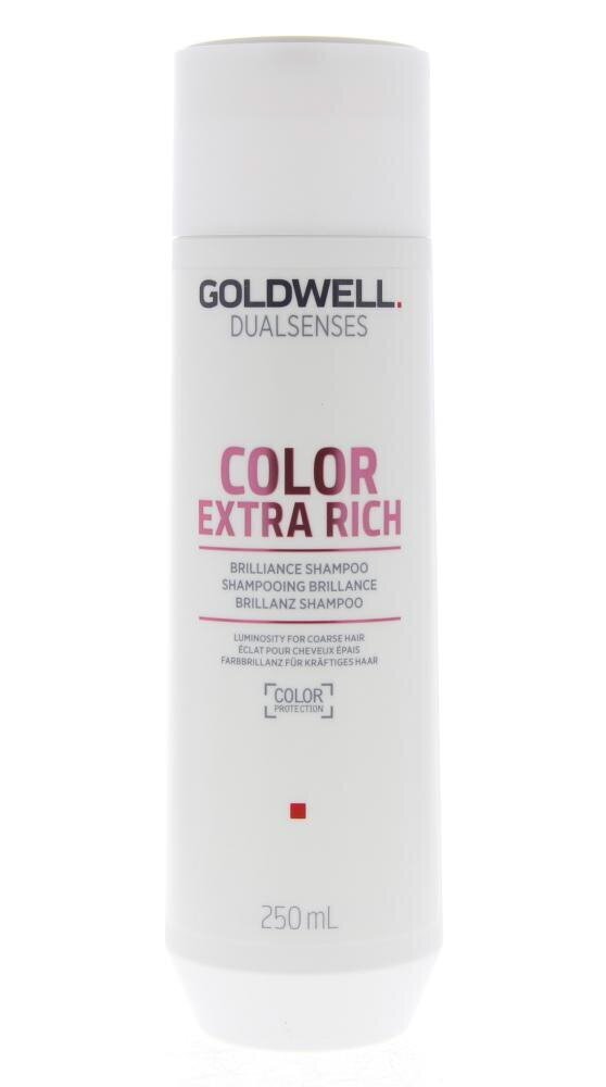 Shampoo värjätylle Goldwell Color Extra Rich Brilliance Shampoo 250ml hinta ja tiedot | Shampoot | hobbyhall.fi