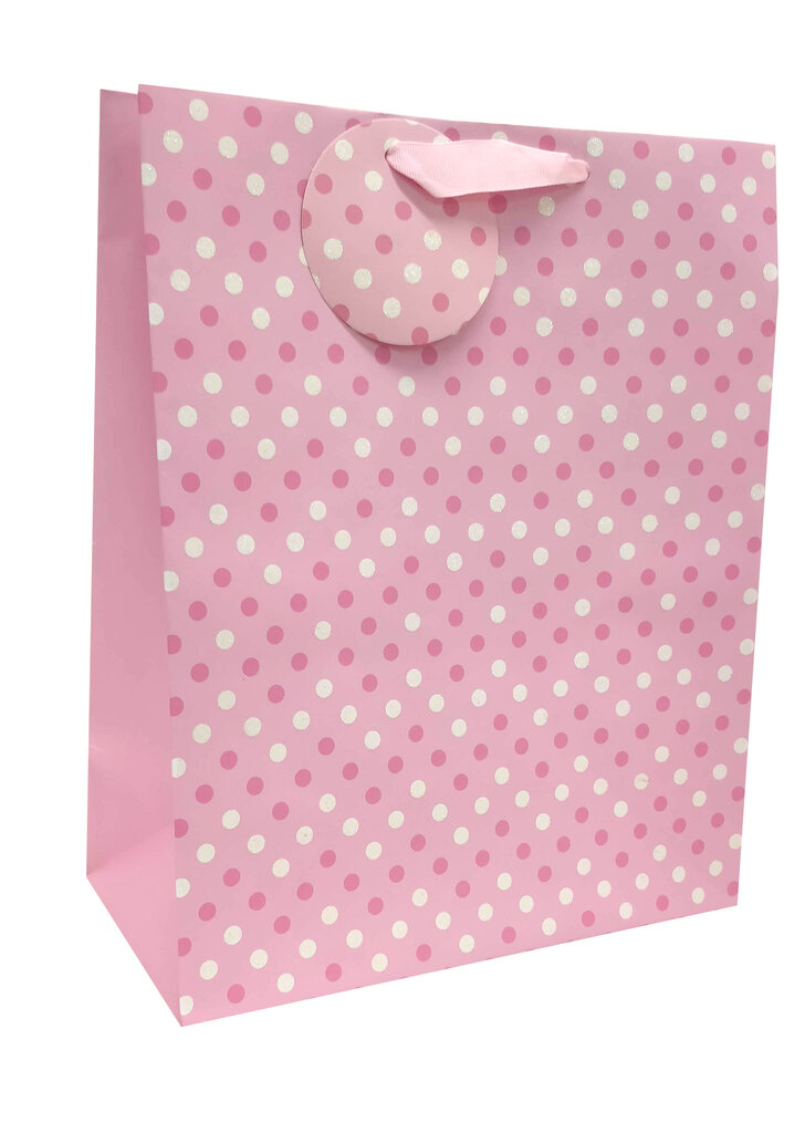 L-lahjakassi Pink Spotted hinta ja tiedot | Lahjapaketointi | hobbyhall.fi