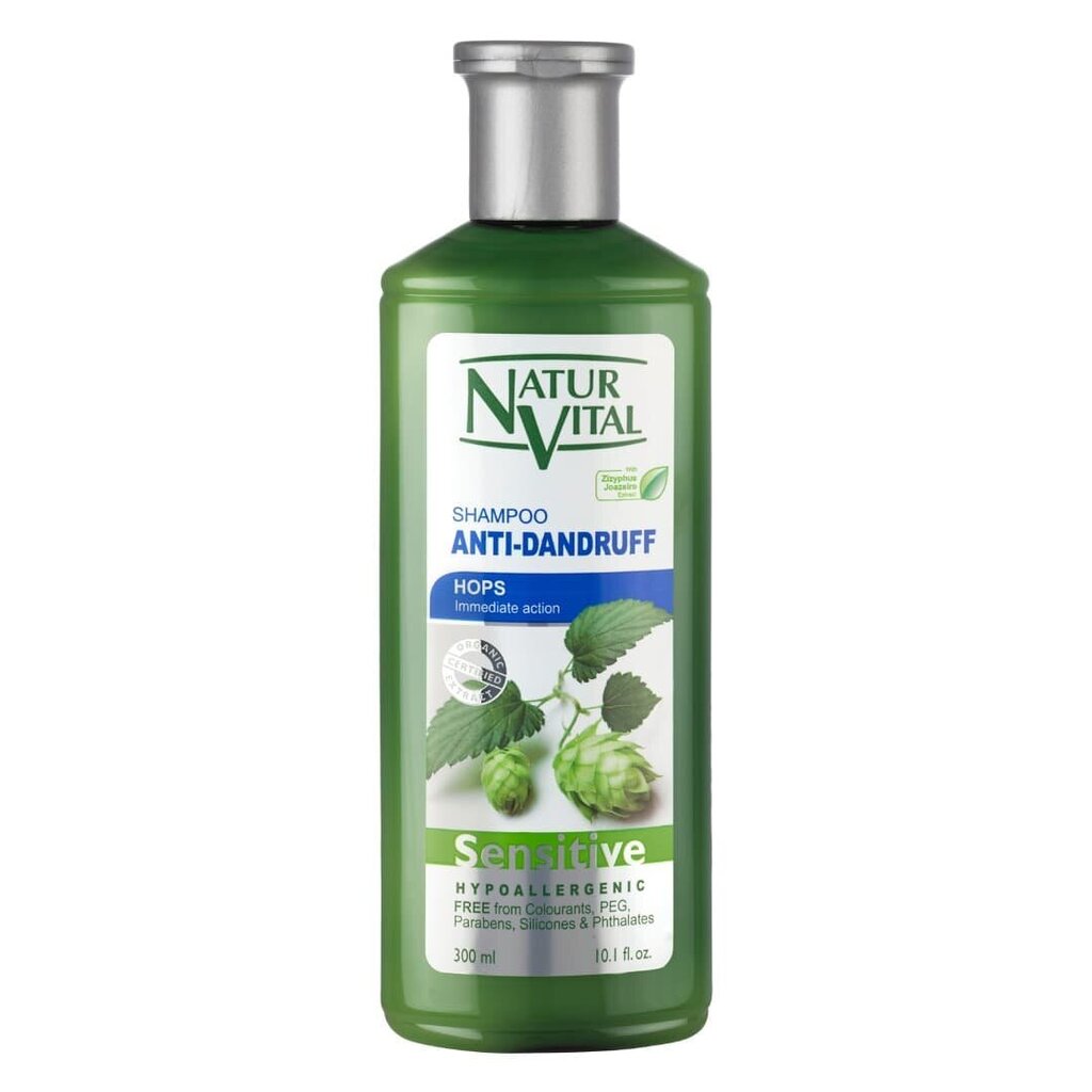 Hilseenvastainen shampoo Natur Vital Sensitive 300 ml hinta ja tiedot | Shampoot | hobbyhall.fi