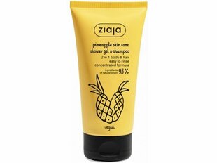 Pineapple Skin Care energisoiva suihkugeeli ja shampoo 160 ml hinta ja tiedot | Suihkusaippuat ja suihkugeelit | hobbyhall.fi