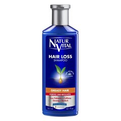 Shampoo hiustenlähtöön ja rasvaiselle hiuksille Natur Vital Hair Loss 300 ml hinta ja tiedot | Shampoot | hobbyhall.fi