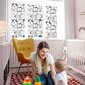 Ikkunatarra lapsille piirretyillä eläimillä, 44,5x200 cm hinta ja tiedot | Sisustustarrat | hobbyhall.fi