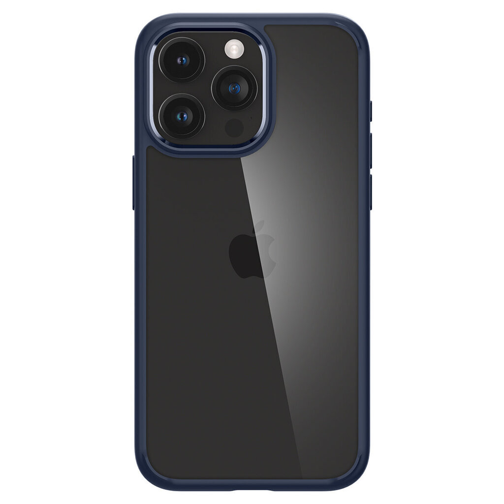 Spigen Ultra Hybrid, tummansininen, iPhone 15 Pro hinta ja tiedot | Puhelimen kuoret ja kotelot | hobbyhall.fi